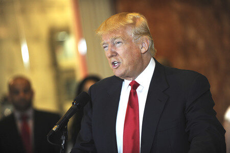 Donald Trump Pressekonferenz in New York