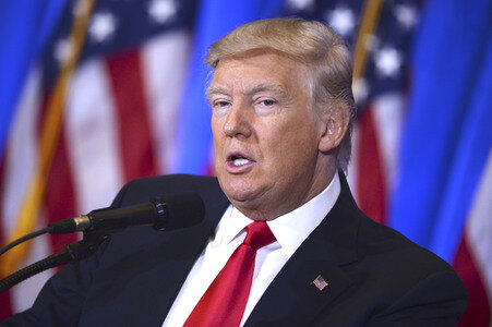 Donald Trump Pressekonferenz in New York