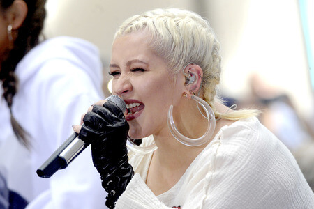 Konzert von Christina Aguilera in New York