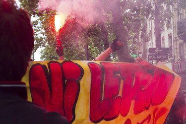 Demonstration gegen die Front National, Paris