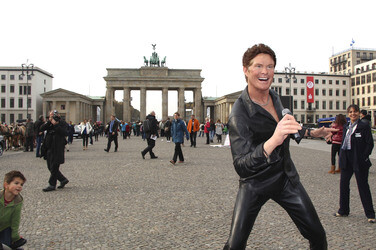 Launch der Wachsfigur von David Hasselhoff, Berlin