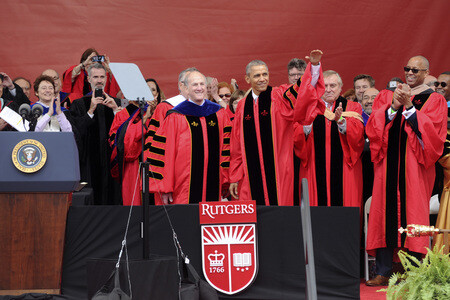 Barack Obama erhält Ehrendoktorwürde in New Brunswick