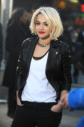 Rita Ora on Set, New York