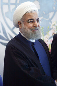 Präsident Rouhani  bei der UN in New York