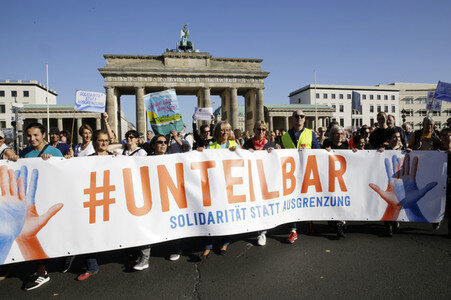 Demonstration 'Unteilbar' in Berlin