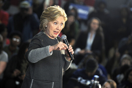 Wahlkampfrede von Hillary Clinton in New York