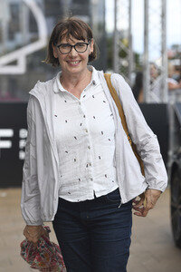 Ankunft von Lucile Hadzihalilovic auf dem San Sebastian International Film Festival 2025