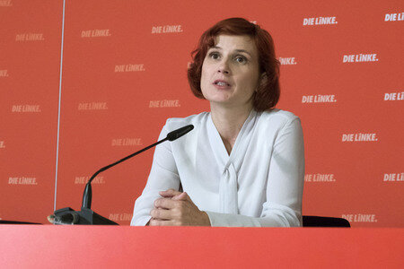 Pressekonferenz der LINKEN in Berlin