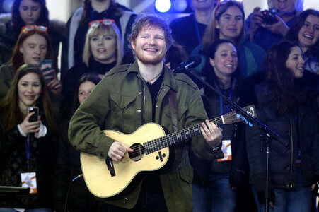 Auftritt von Ed Sheeran in New York
