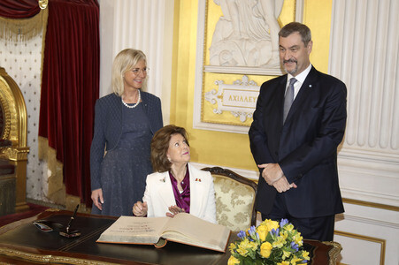 Besuch von Königin Silvia von Schweden in München