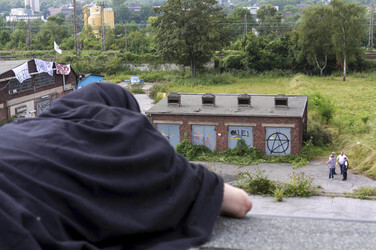 Hausbesetzung durch Aktivisten vom Rat der RÄ.P.U.B.L.I.K., Essen