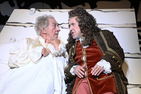 Theaterprobe 'Der eingebildet Kranke' in Berlin