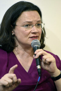 Andrea Nahles auf der Frankfurter Buchmesse 2017