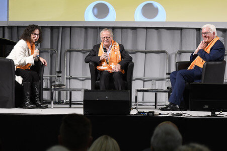 Steinmeier auf dem 36. Deutschen Evangelischen Kirchentag in Berlin