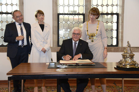 Frank-Walter Steinmeier zu Besuch in Köln