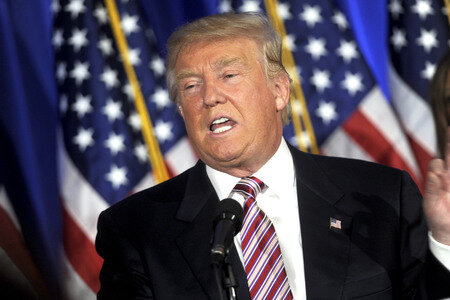 Wahlkampfrede von Donald Trump in Briarcliff Manor