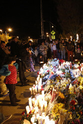 Fans am Unfallort von Paul Walker