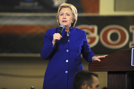 Wahlkampfrede von Hillary Clinton  in Newark