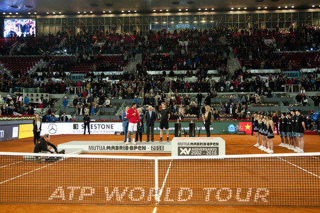 Tennis Match Novak Djokovic vs Andy Murray in Madrid