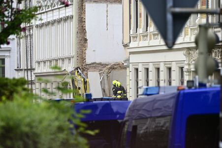 Einsturz eines Mehrfamilienhauses in Görlitz