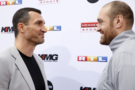 Pressekonferenz 'Fury vs. Klitschko II' in Köln