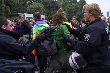 Gegendemonstration zum 'Marsch für das Leben', Berlin