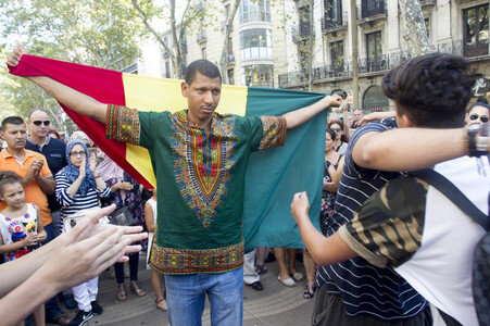 Las Ramblas nach dem Terroranschalg in Barcelona