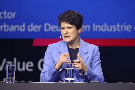 Bühnenpräsentation auf der Hannnover Messe 2026