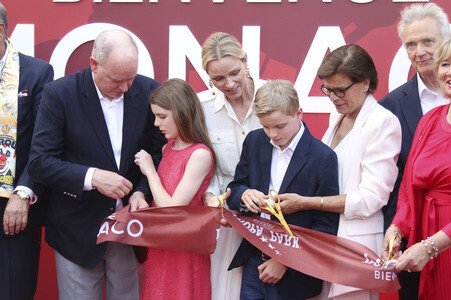 Einweihung des Themenbereichs Monaco mit Fürst Albert II. im Europa-Park in Rust