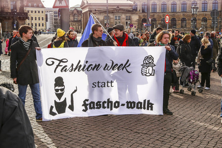 Gegendemonstration zu Pegida in Dresden