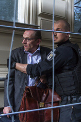 Farbbeutel Attacke auf Klaus Rösler, Berlin