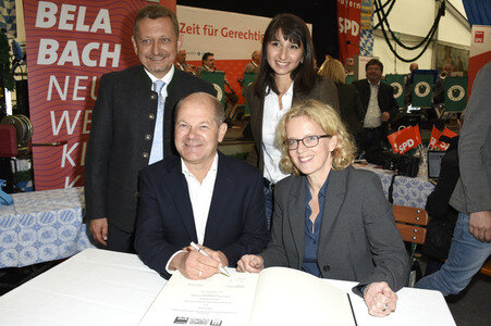 Wahlkampfveranstaltung der SPD in Grasbrunn