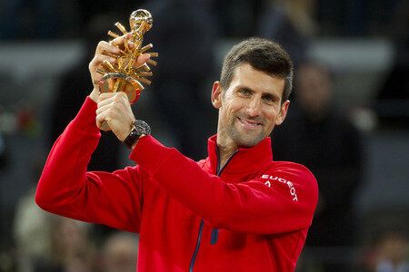 Tennis Match Novak Djokovic vs Andy Murray in Madrid