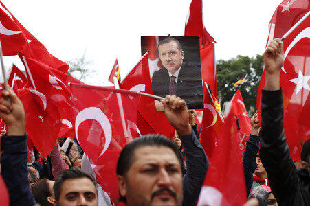 Erdogan-Demo in Köln