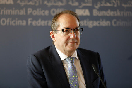 Pressekonferenz 'Bundeslagebilder Organisierte Kriminalität und Rauschgift' in Wiesbaden