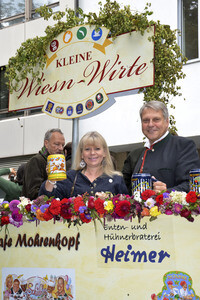 Wiesn-Einzug der Festwirte und Brauereien in München