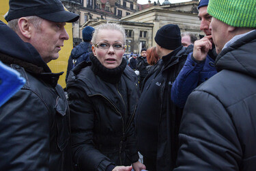 Pegida Demonstration, Dresden