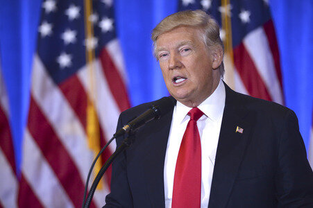 Donald Trump Pressekonferenz in New York