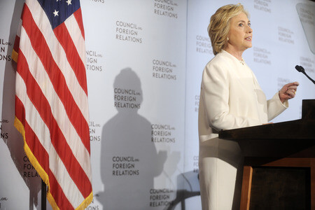 Anti-Terror Rede von Hillary Clinton in New York