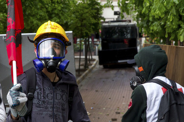 Maidemonstration in Istanbul