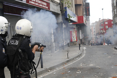 Maidemonstration in Istanbul