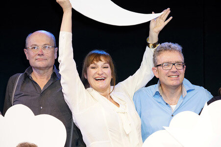 Fototermin zur Operette 'Frau Luna' in Berlin