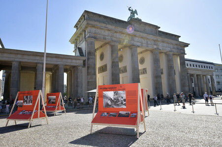 Pressekonferenz 65 Jahre Mauerbau in Berlin
