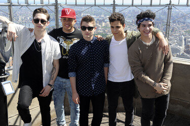 Midnight Red besuchen das Empire State Building, New York