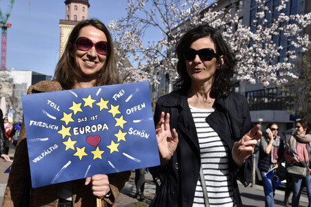 'Pulse of Europe' Kundgebung in Frankfurt