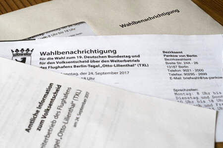 Symbolfoto Wahlbenachrichtigung