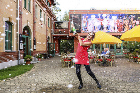 Feier zur TV-Show 'Himmlisches Hotel' in Dresden