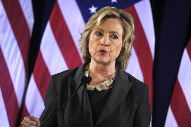 Hillary Clinton spricht in New York