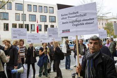 Kundgebung vor der Türkischen Botschaft, Berlin