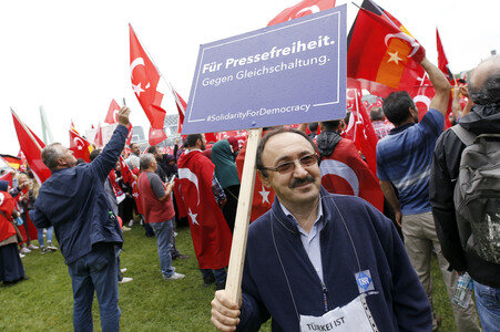 Erdogan-Demo in Köln